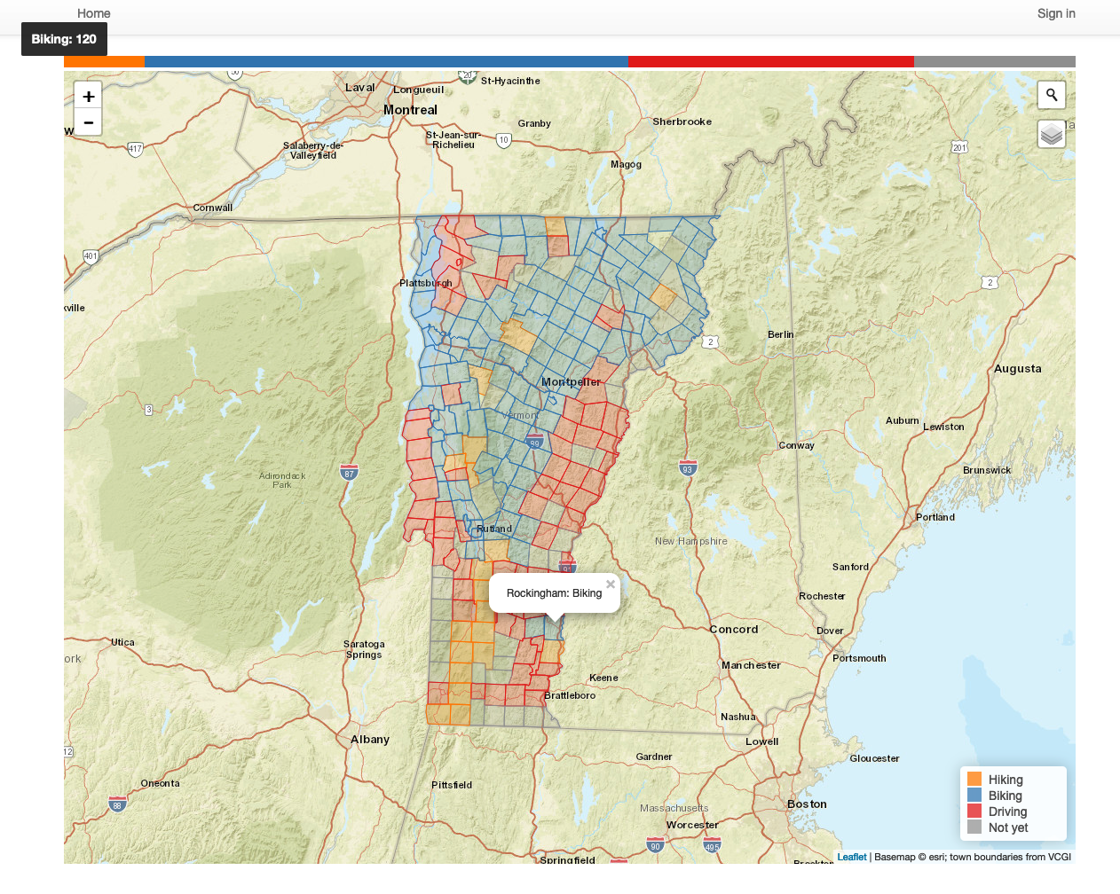 The VTT map